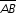 begin mathsize 12px style top enclose A B end enclose end style